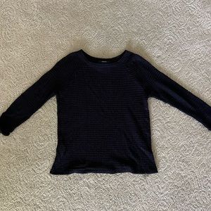 Black knit sweater